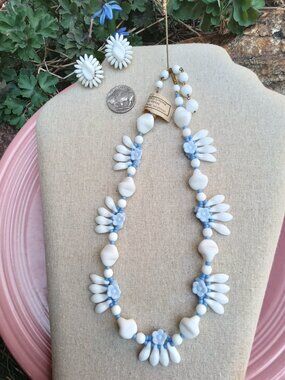 Circa 1950s West German Glass Demi Parure (Original Tag!)